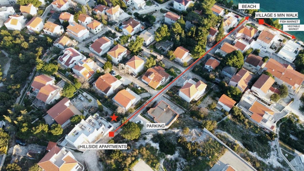 The Grande - Huge Terrace - Amazing Sea Views - Tastefully Furnished - Access To Rooftop Terrace And Gym - Hillside Apartments Rogoznica Rogoznica  Buitenkant foto